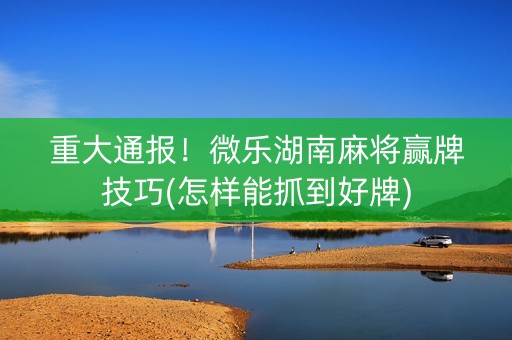 玩家必看！湖南微乐麻将为什么别人一直赢(其实是有挂确实有挂)