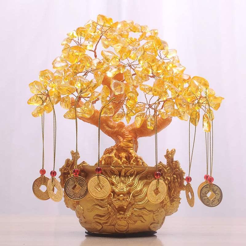 摇钱树带财神爷往哪挂（摇钱树摆件真能招财吗）