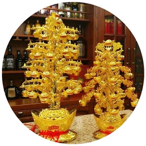 摇钱树带财神爷往哪挂（摇钱树摆件真能招财吗）