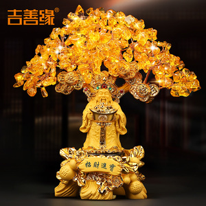 摇钱树带财神爷往哪挂（摇钱树摆件真能招财吗）